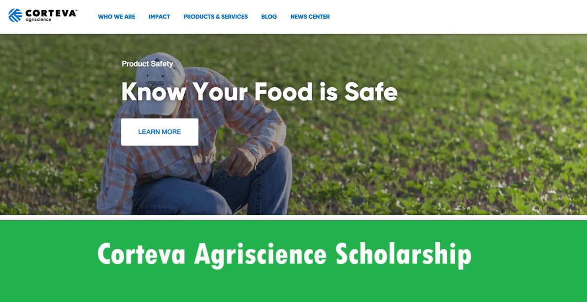 Corteva Agriscience Scholarship