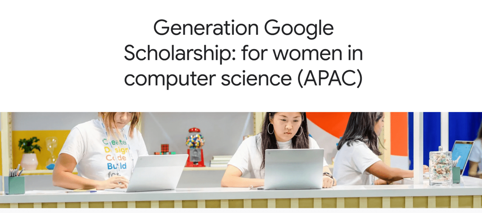 google generation scholarship