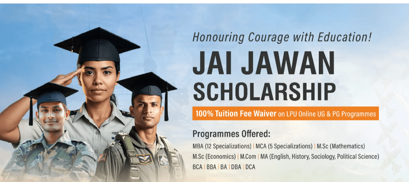 LPU Jai Jawan Scholarship Application